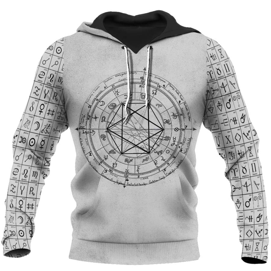 Alchemy Birth Chart 3D All Over Printed Shirts Hoodie JJ160302