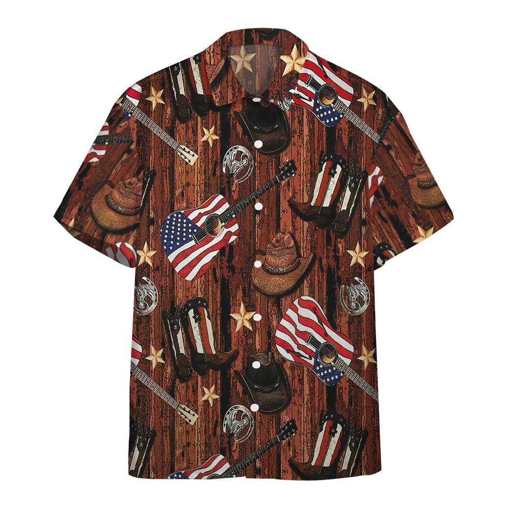 Gearhumans One Of A Kind Country Cowboy Custom Hawaiian Shirt Ha21184