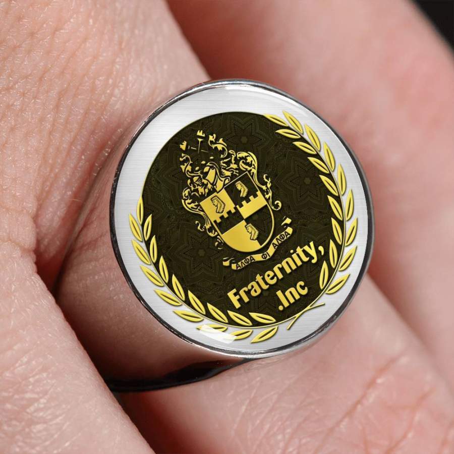 Alpha Phi Alpha Stainless steel Ring