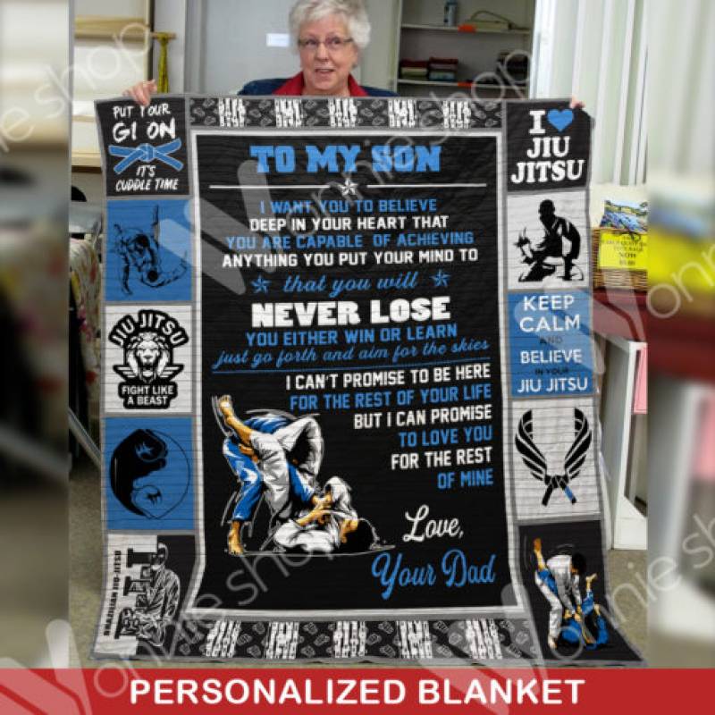 Personalized Brazilian Jiu-Jitsu Blanket NOV0401 82O36