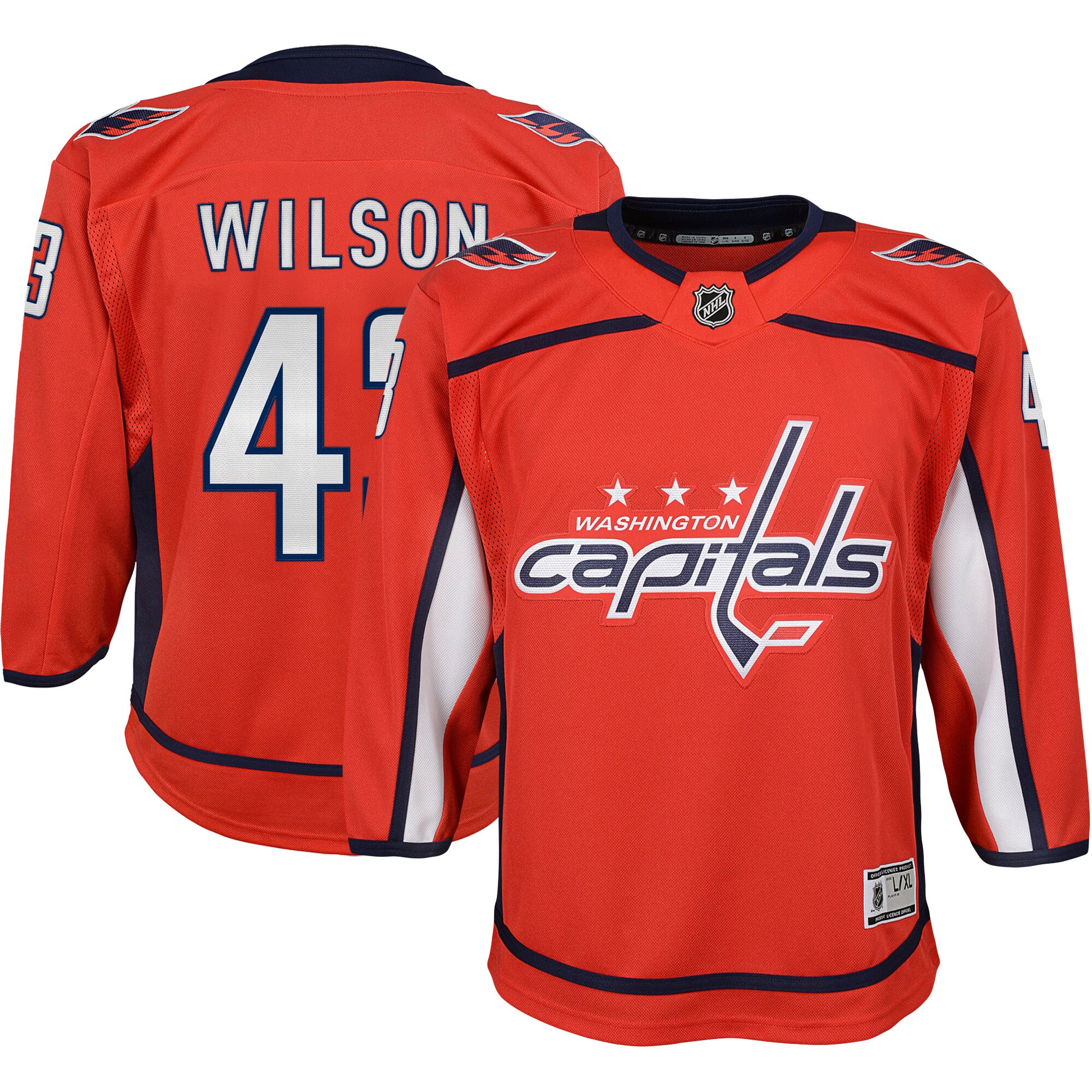 Tom Wilson Washington Capitals Youth 2022/23 Premier Player Jersey – Red