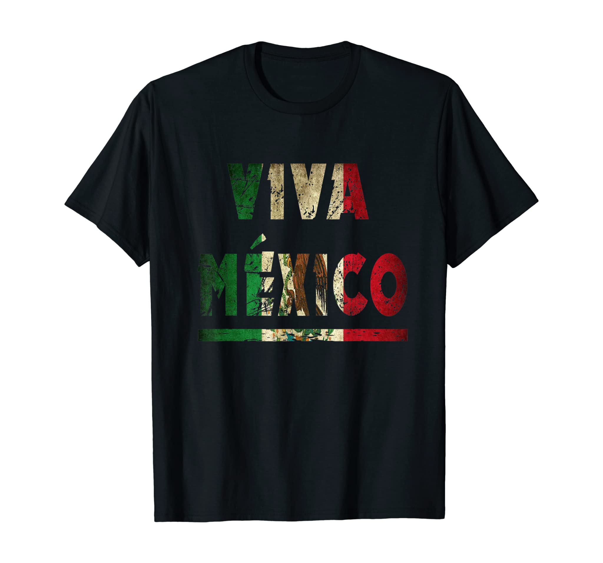 Viva Mexico – Vintage Distressed Mexican Independence Day T-Shirt