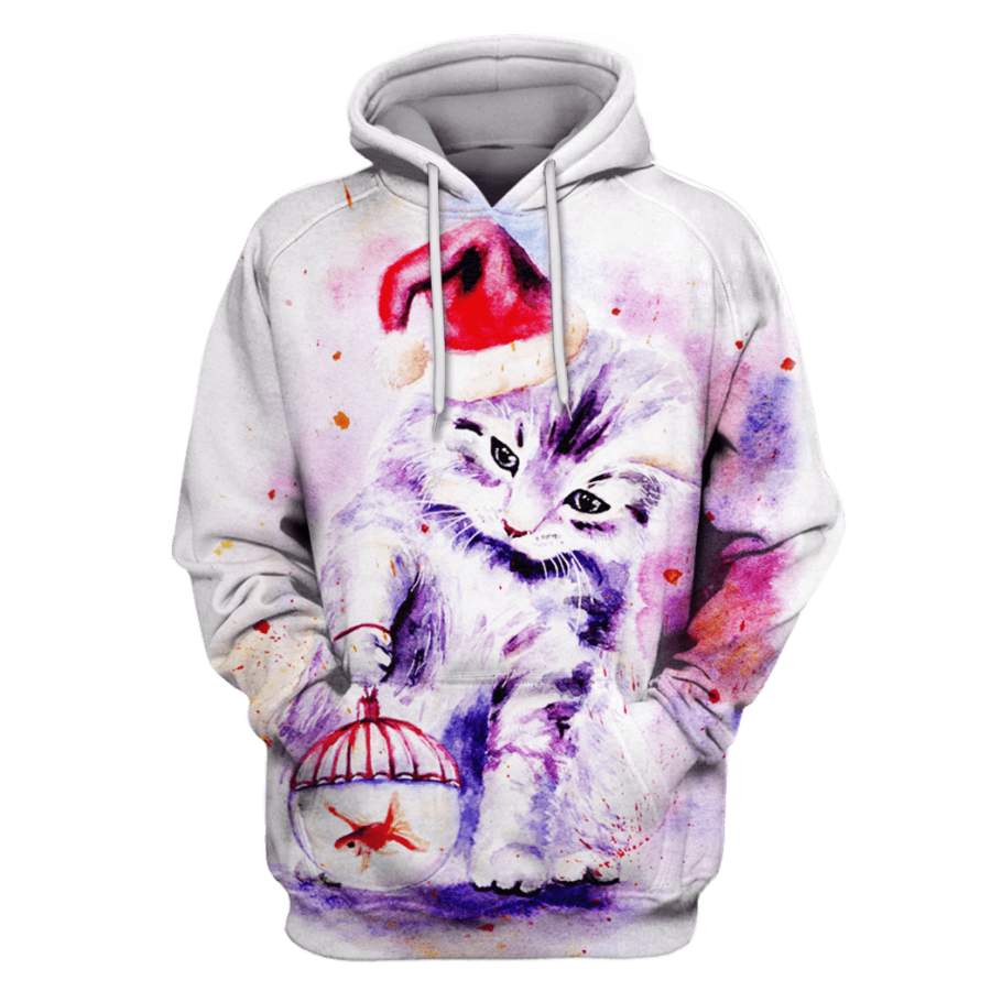 Christmas Cat Hoodies – T-Shirt Apparel