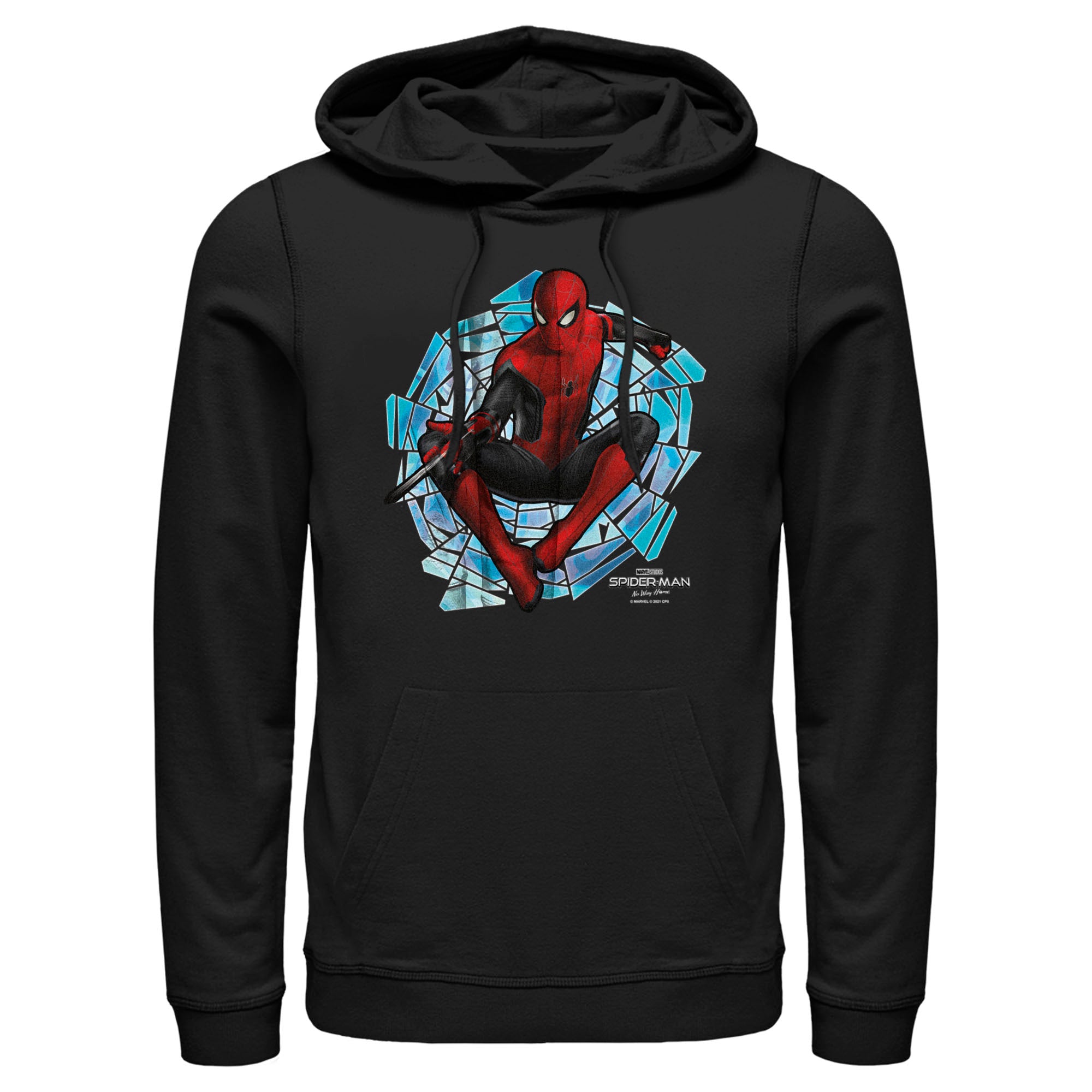 Men’S Marvel Spider-Man: No Way Home Spinning Webs Pull Over Hoodie