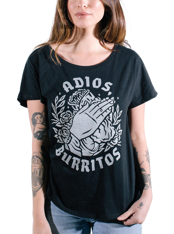 Women’S Adios Burritos Dolman Tee By Pyknic