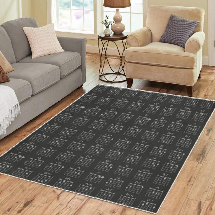 Guitar Chords Area Rug