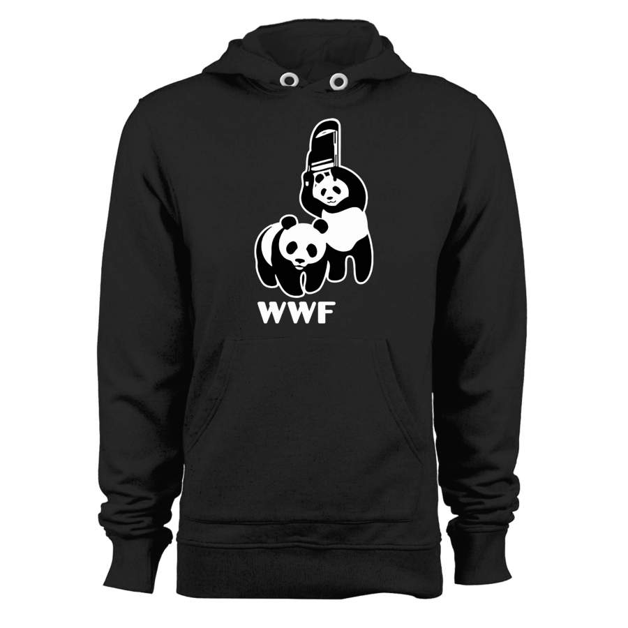 Wwf Wrestling Funny Panda Unisex Hoodie