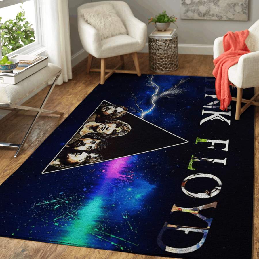 Pink Floyd Band On The Wall Art Area Rug