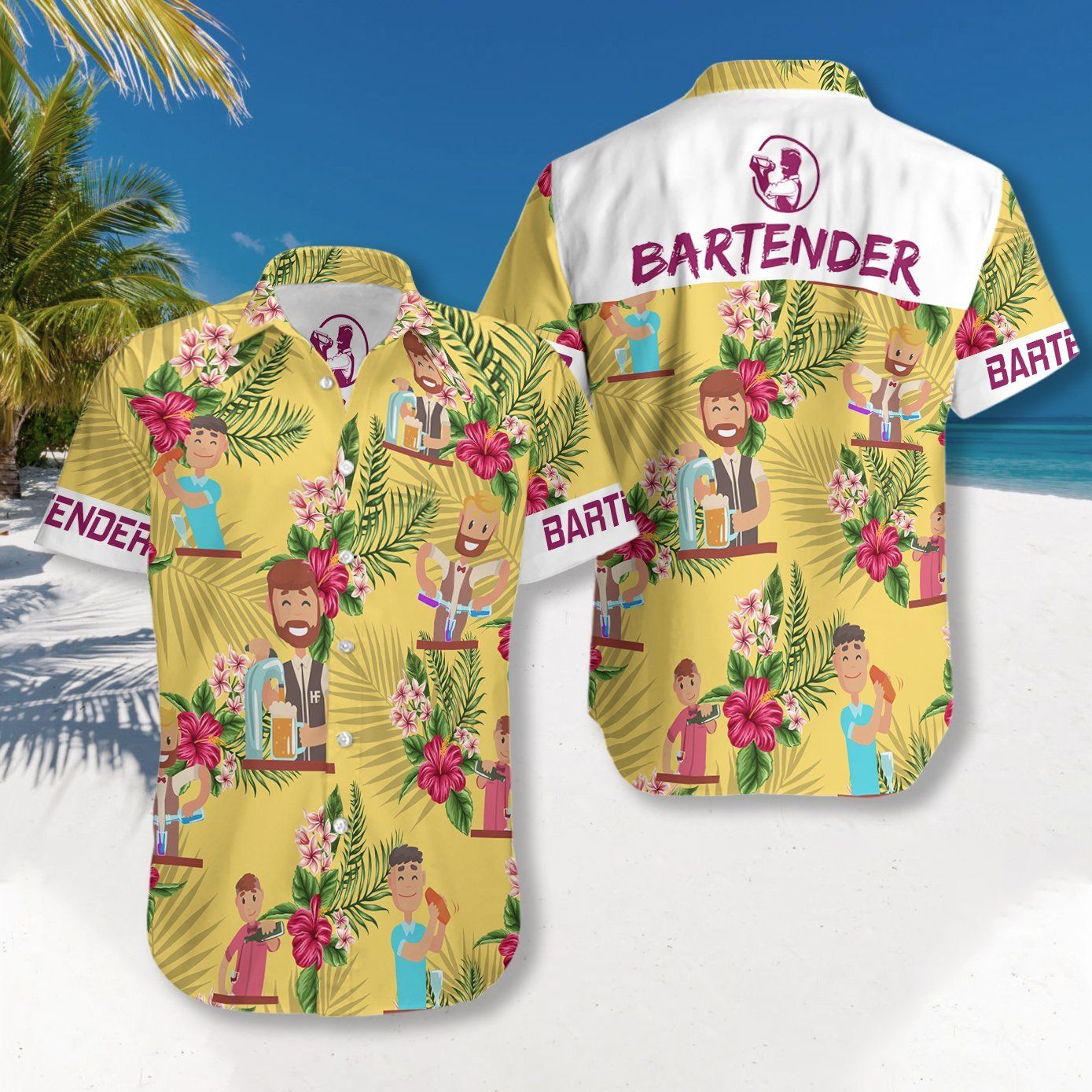 Bartender Ez15 1708 Hawaiian Shirt