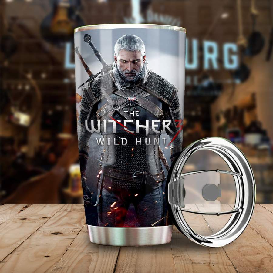 The Witcher 3 All Over Print  Stainless Steel Insulated Tumbler Cups