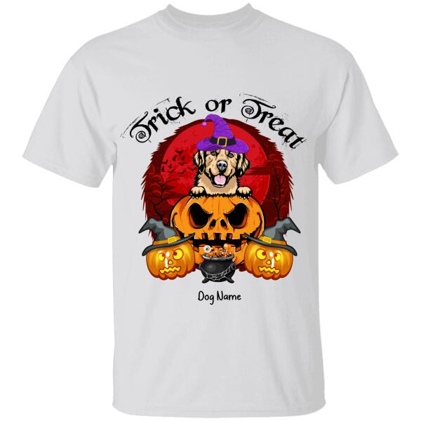 Trick Or Treat Halloween Personalized T-Shirt Ts-Hr179B