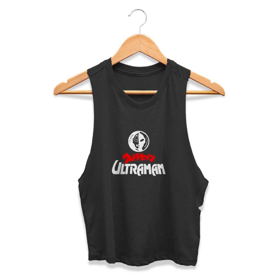 Ultraman Graphic Japanese Vintage Gifts For Her Superhero Oldschool CPY Womans Crop Tanktop Tee