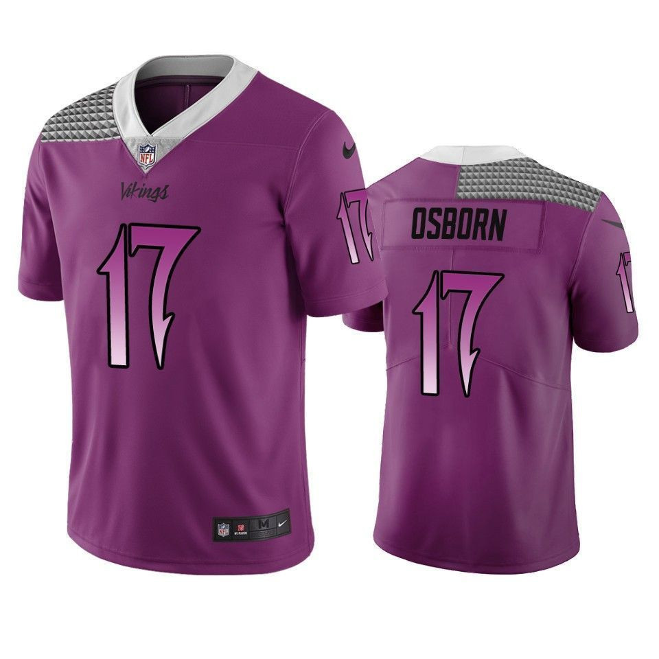 Minnesota Vikings Kj Osborn Purple City Edition Vapor Limited 3D Jersey