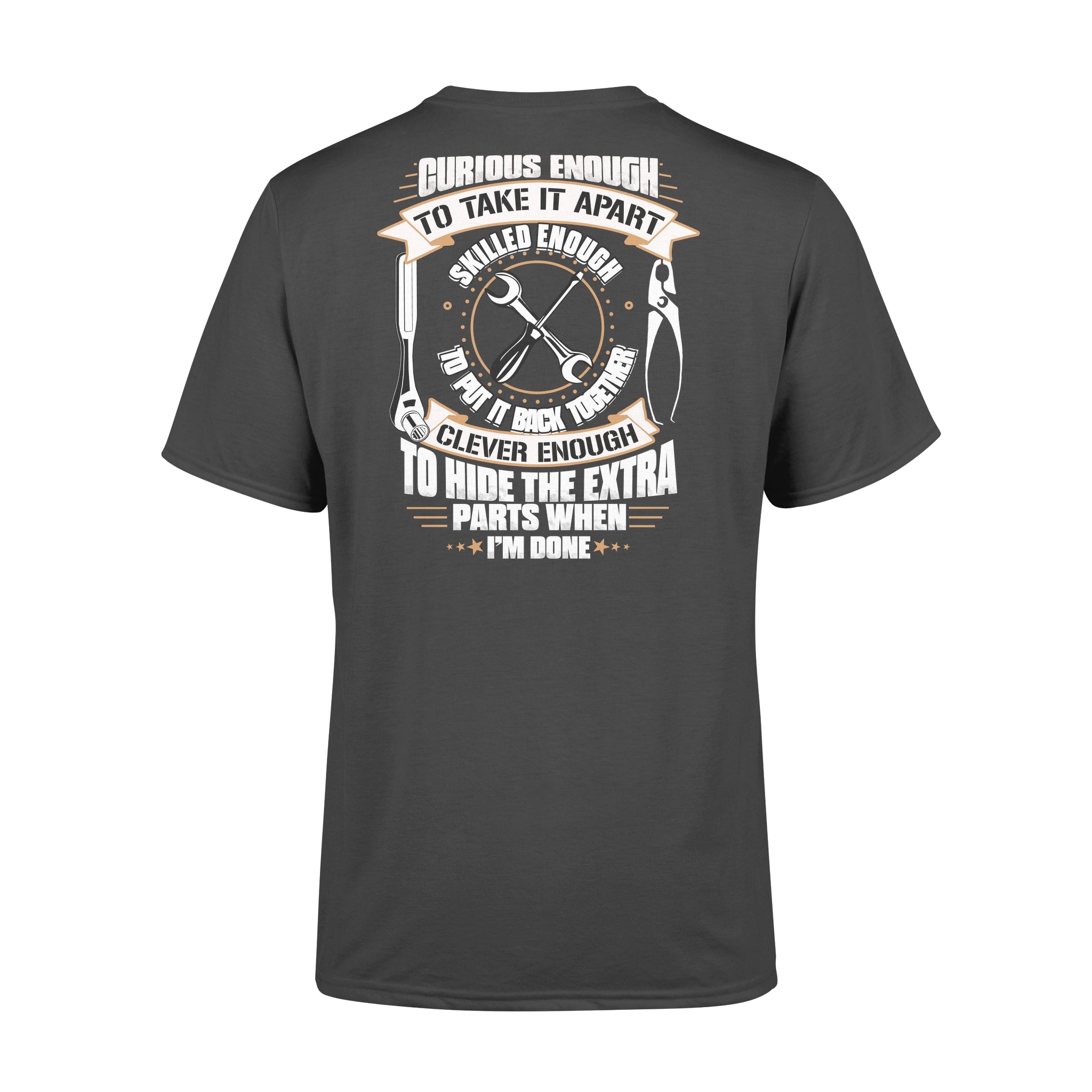 Curious Enough To Take It Apart Mechanic – Premium T-shirt