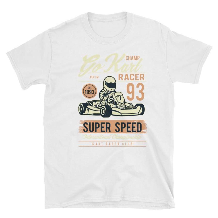 Go Kart Super Speed Vintage Poster T-Shirt