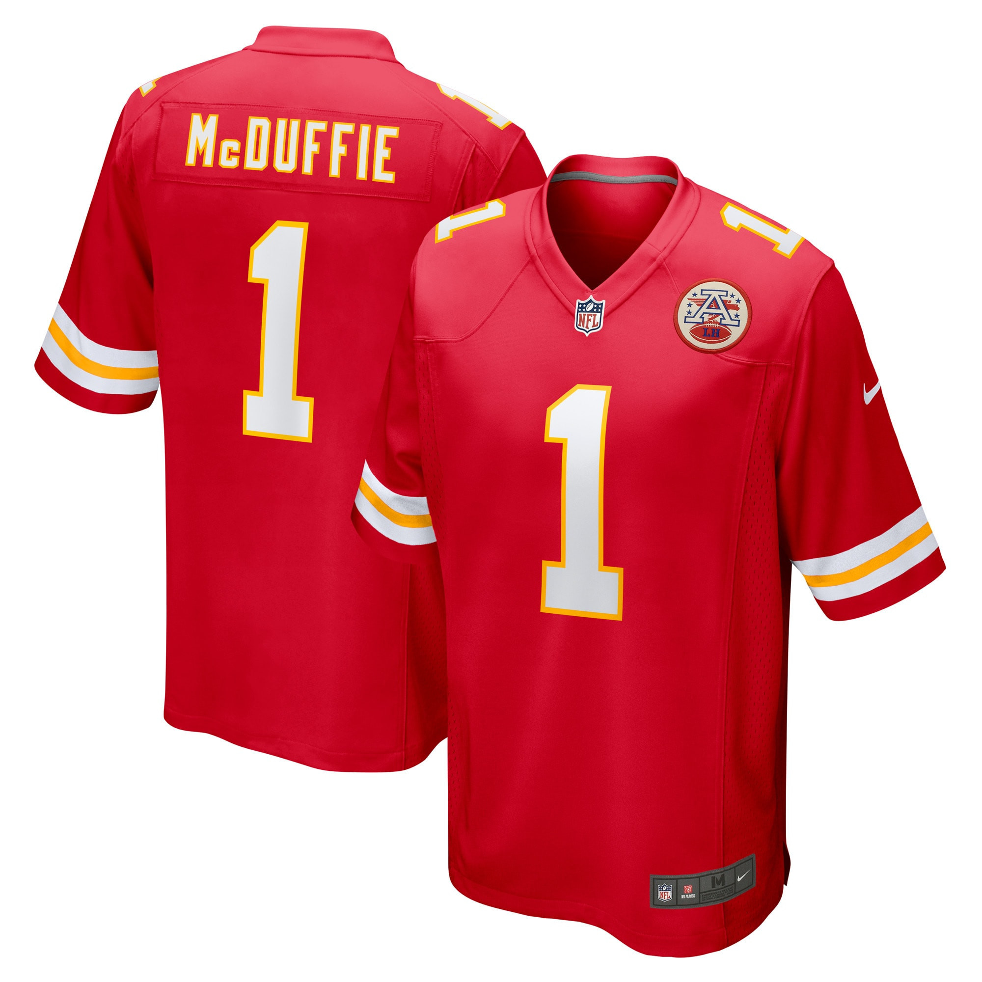 Trent Mcduffie Kansas City Chiefs 2022 NFL Draft First Round Pick Game Jersey – Red NFL