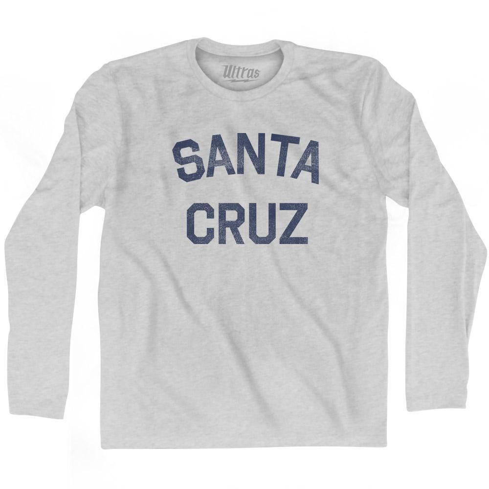 California Santa Cruz Adult Cotton Long Sleeve Vintage T-shirt