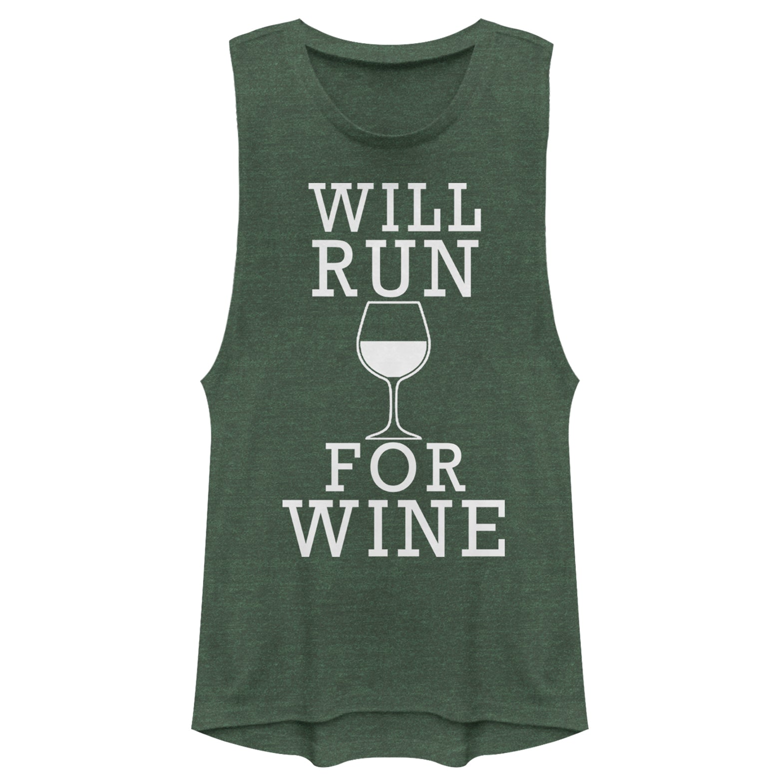 Chin Up Junior’S Will Run For Wine  Festival Muscle Tee