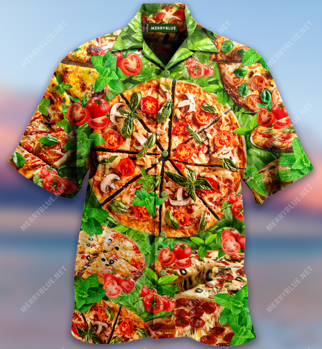 Pizza Love At First Bite Unisex Hawaii Shirt Ha16732