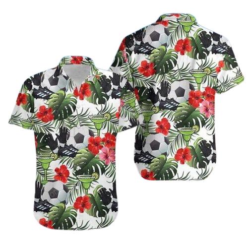 Soccer And Margarita Hawaiian Shirt | Hw3087