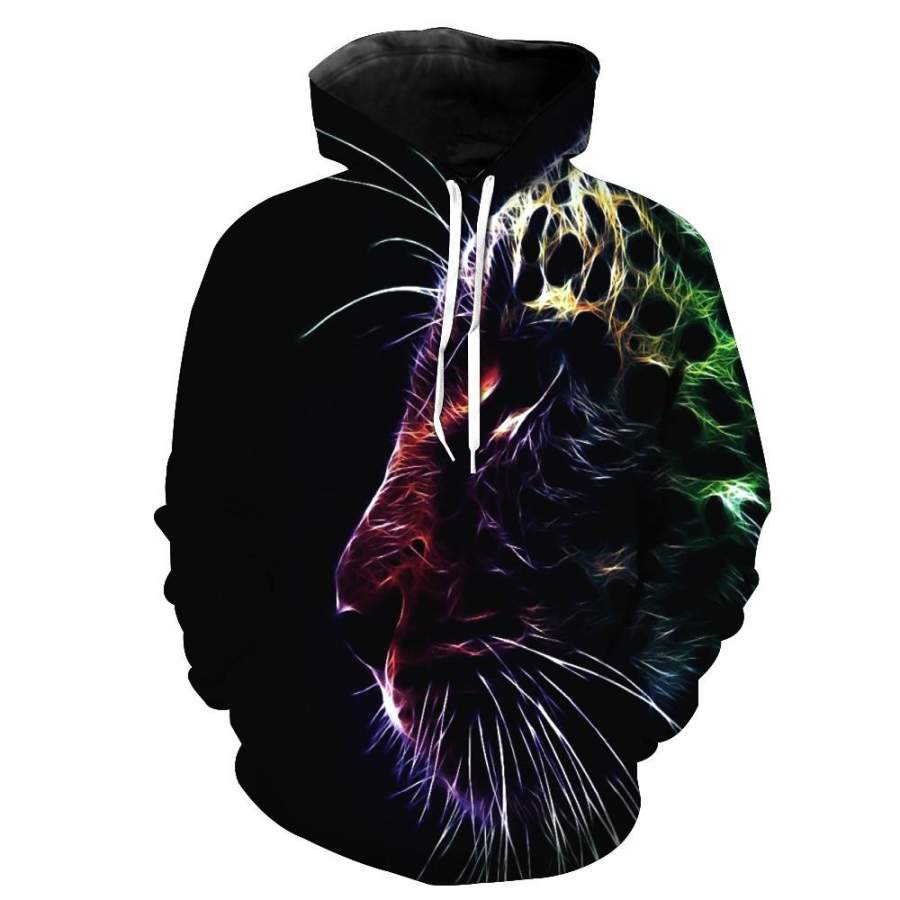 Neon Leopard Hoodie