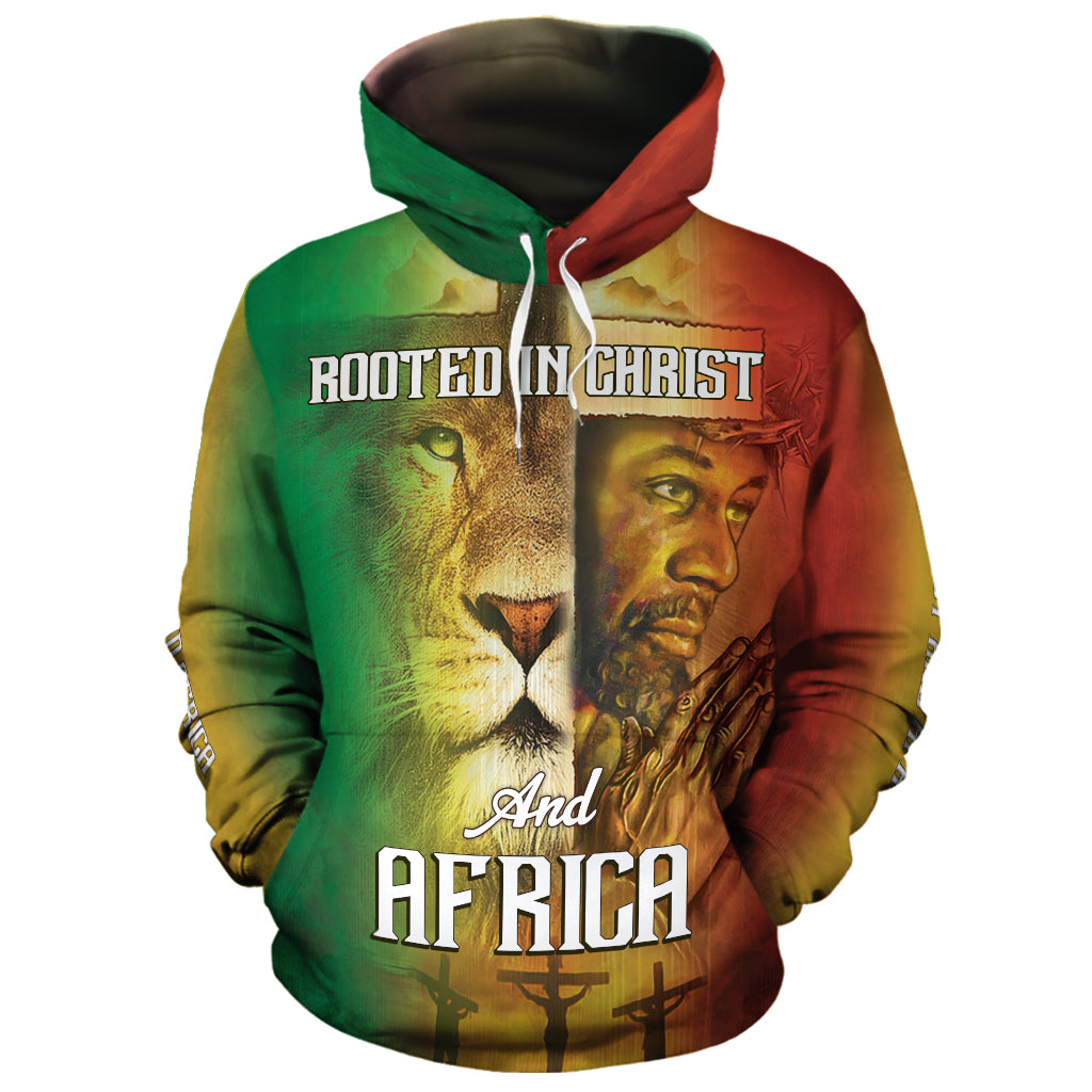 Rooted In Christ And Africa All-Over Hoodie