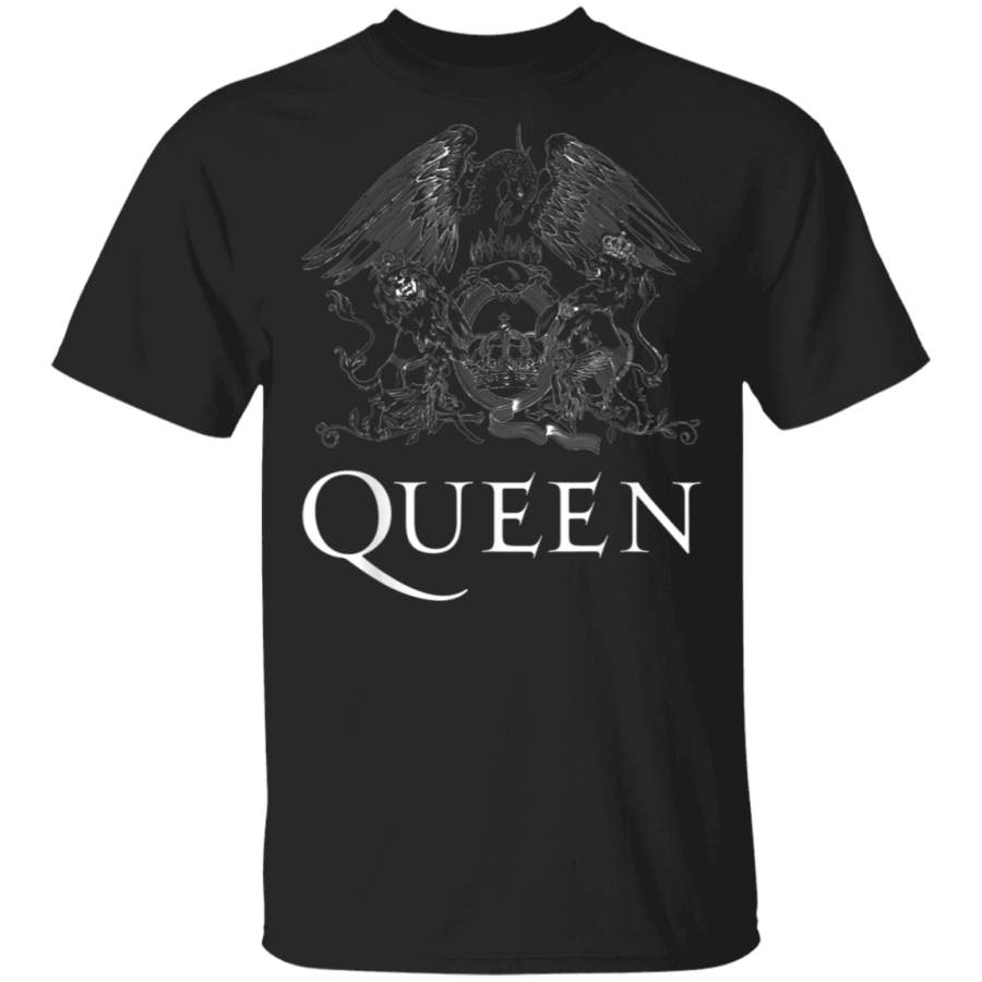 Queen Official Classic Crest Logo White TShirt