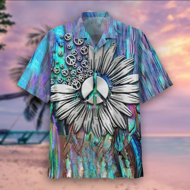 Hippie Colorful Aloha Hawaii Shirts For Men Women Ha52408