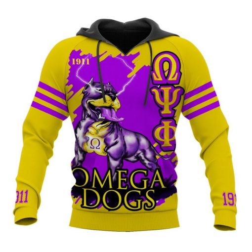 Omega Psi Phi Bull Dogs Fraternity 1911 All Over Print