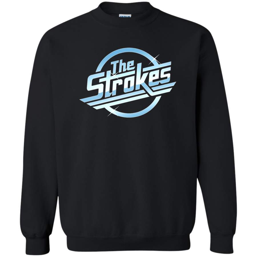 AGR The Strokes Logo Crewneck Pullover Sweatshirt