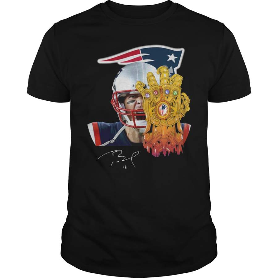 New England Patriots Tom Brady Thanos T-Shirt