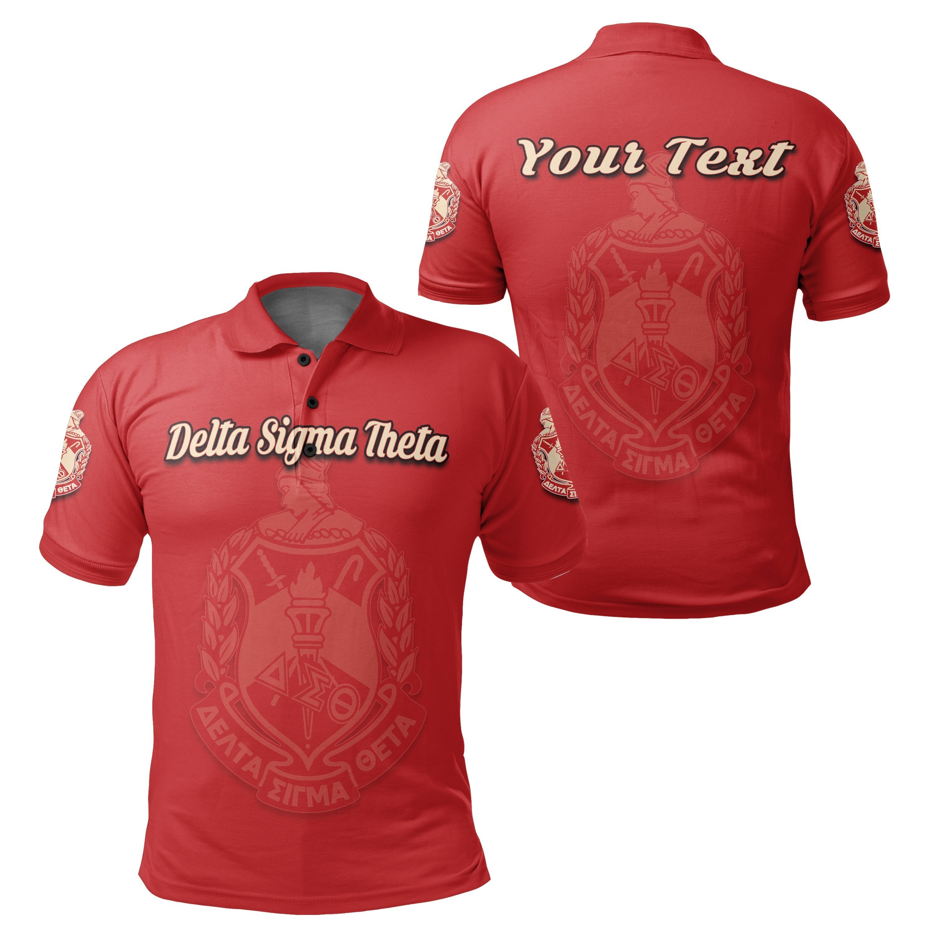 Greek Life Polo Shirt – Personalised  Delta Sigma Theta Polo Shirt