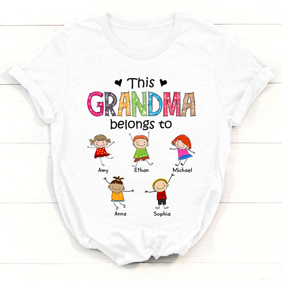 This Grandma Belongs To Cute Shirt