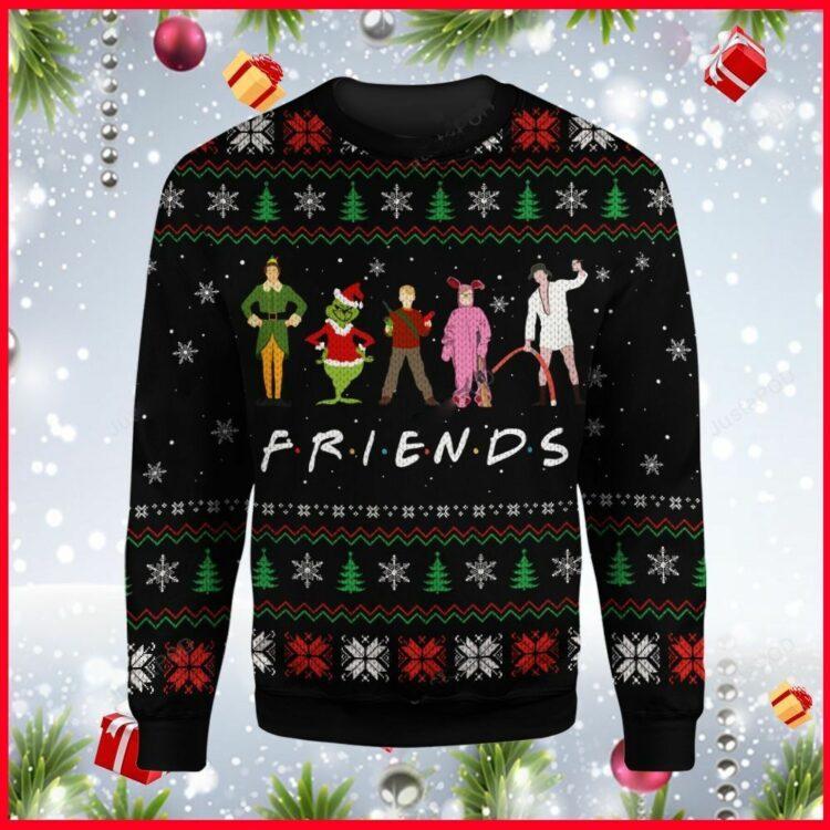 The Grinch And Friends Ugly Sweater, The Grinch And Friends Christmas Sweater, The Grinch Gift, The Grinch Shirt