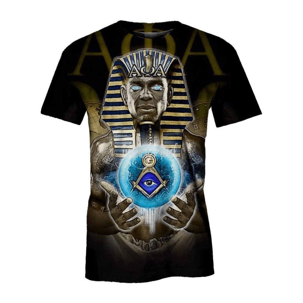 Alpha Phi Alpha Sphinx Freemasonry T-Shirt J5