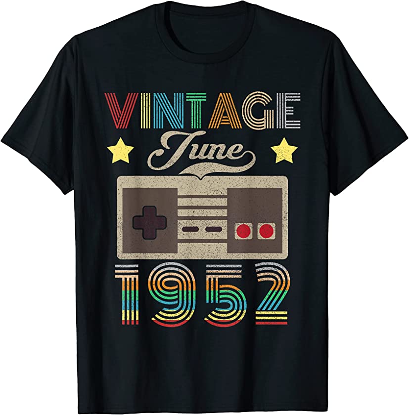 Vintage June 1952 69th Birthday Shirt 69 Year Old T-Shirt