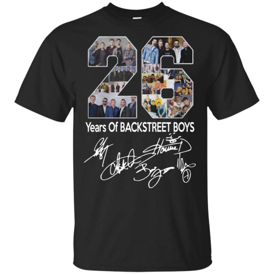 26 Years of Backstreet Boys signature T Shirt – Moano Store