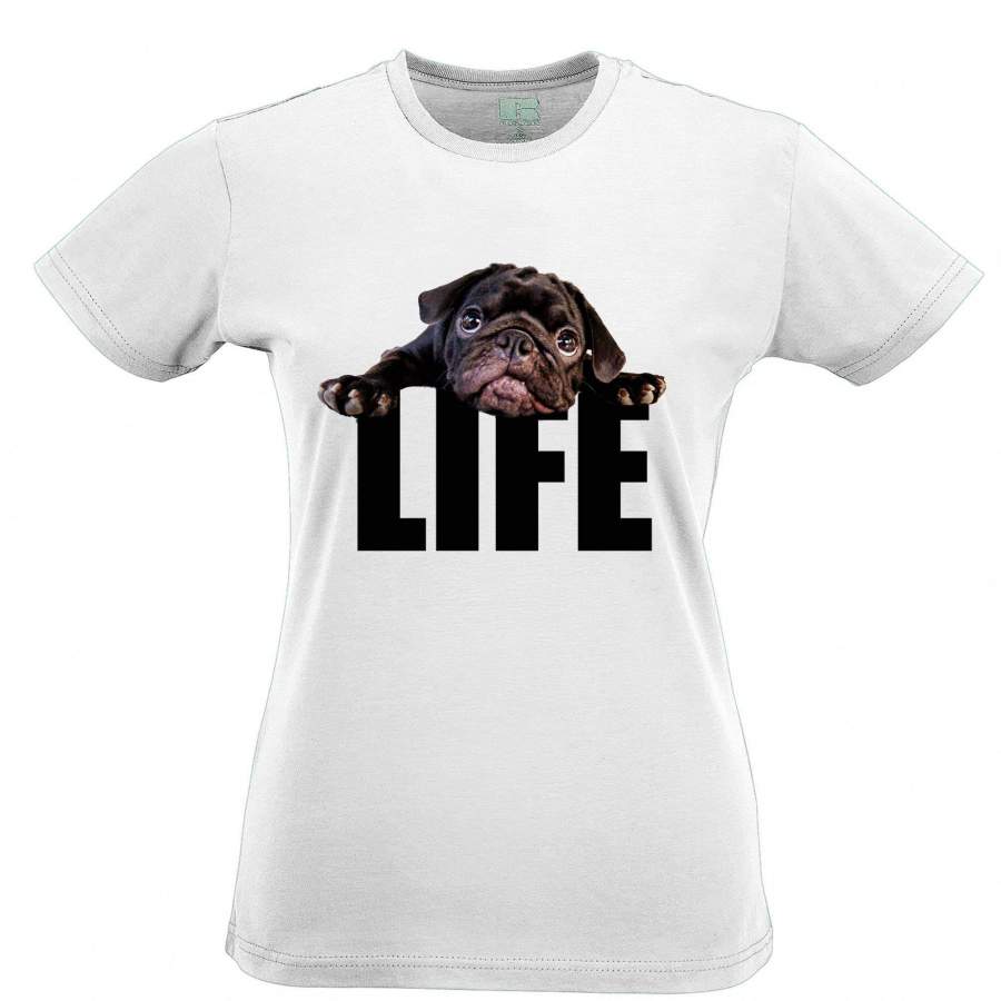 Cute Dog Womens TShirt Life Of A Puppy Design