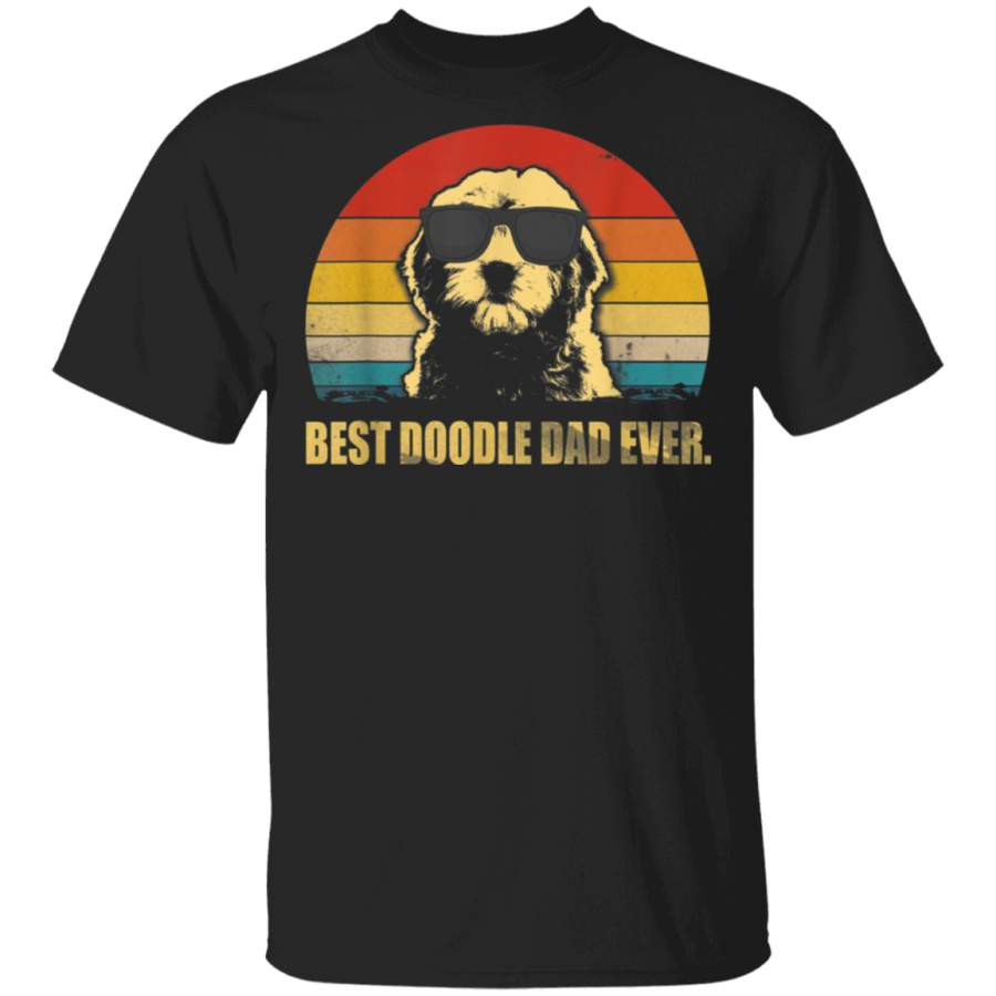 Mens Best Doodle Dad Ever T-Shirt Goldendoodle Dad Vintage Gifts T-Shirt