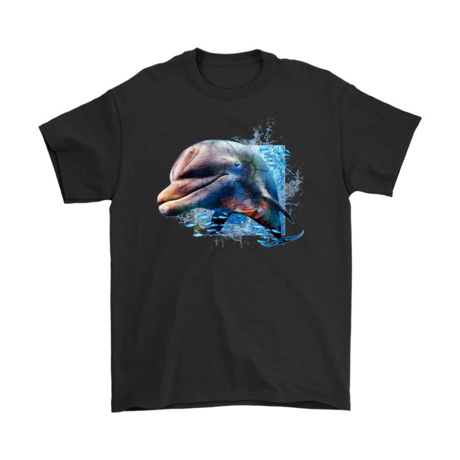 Bottlenose Dolphin T-Shirt – Animal Face T-Shirt