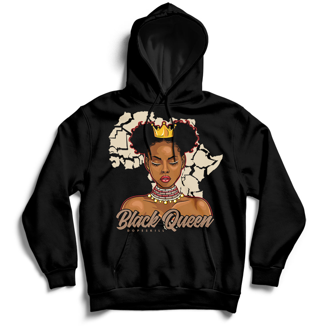 JD 8 Rui Hachimura Dopeskill Hoodie Sweatshirt Black Queen Graphic