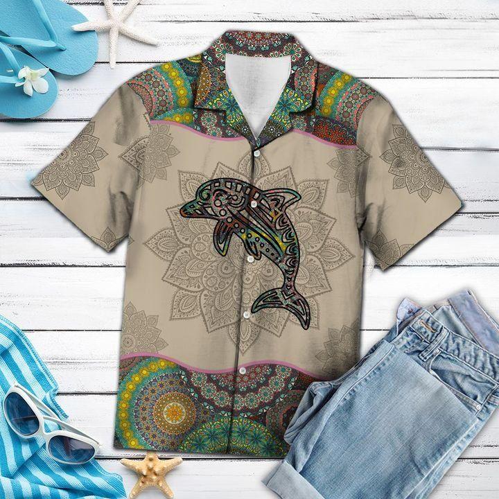 Higozy™ DOLPHIN MANDALA – HAWAII SHIRT- TD211