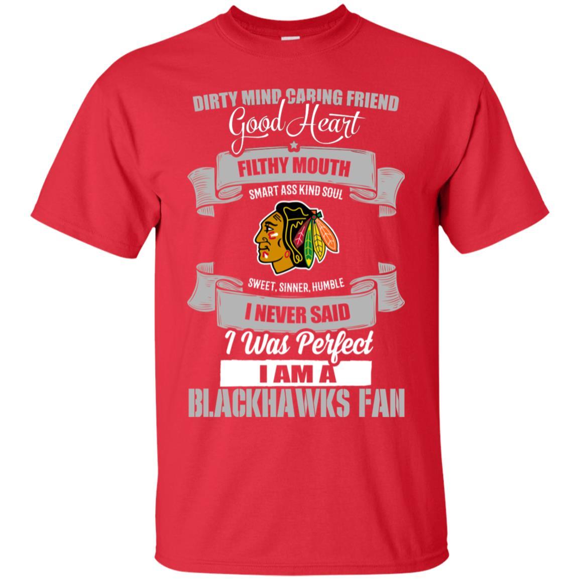 I Am A Chicago Blackhawks Fan Tee Shirt For Lover