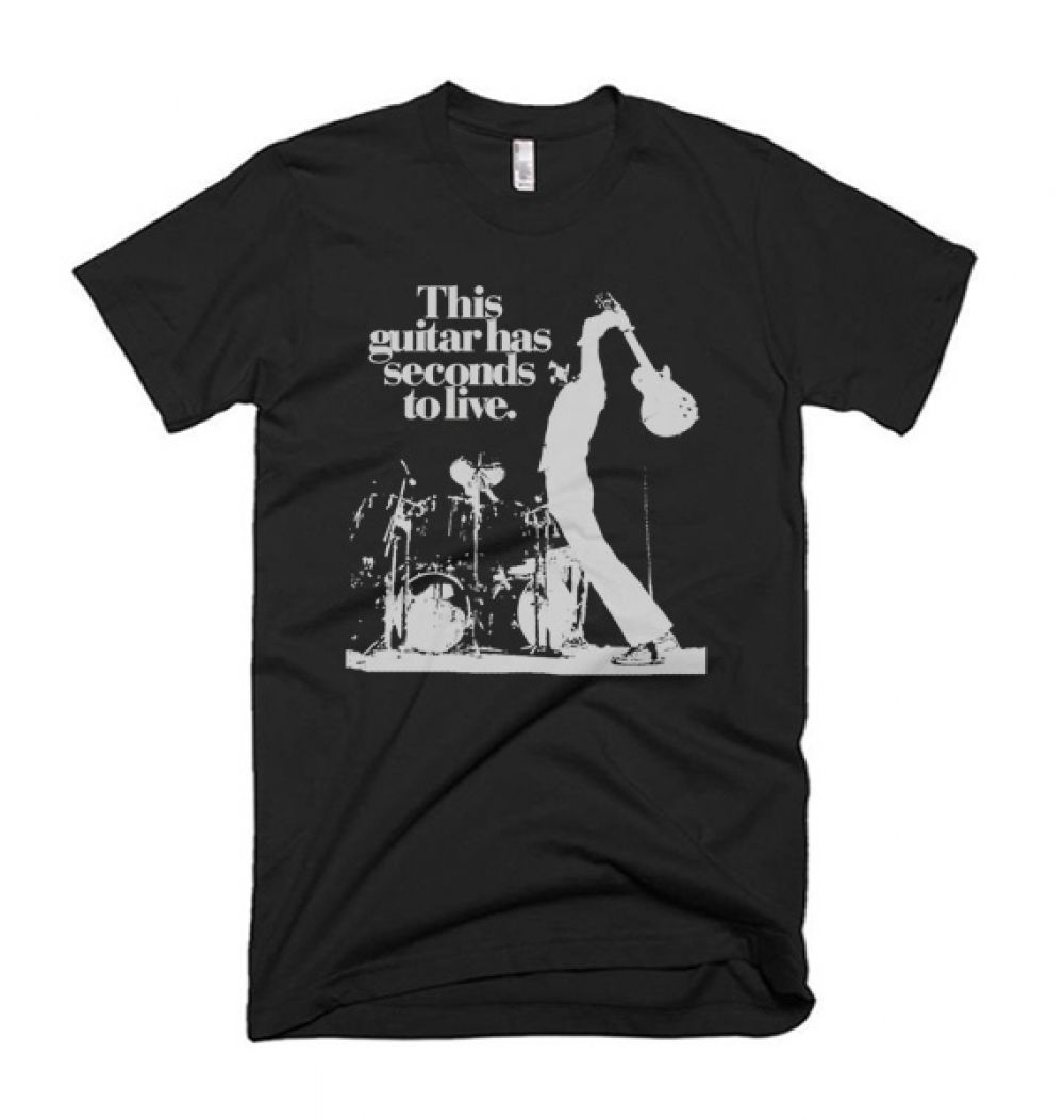 This Guitar Has Seconds To Live Shirt Price 12 00 Shirt