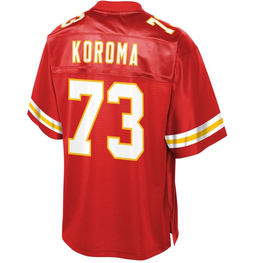 Tejan Koroma Kansas City Chiefs NFL Pro Line Player Jersey – Red