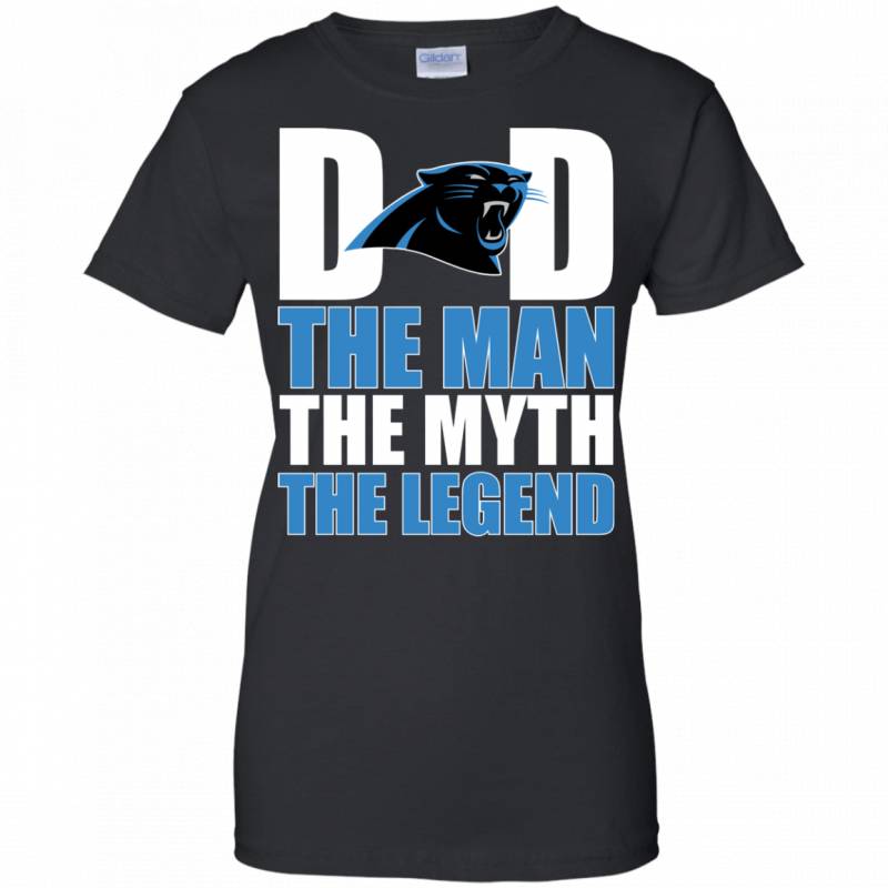 Carolina Panthers Football Dad The Man The Myth The Legend Shirt