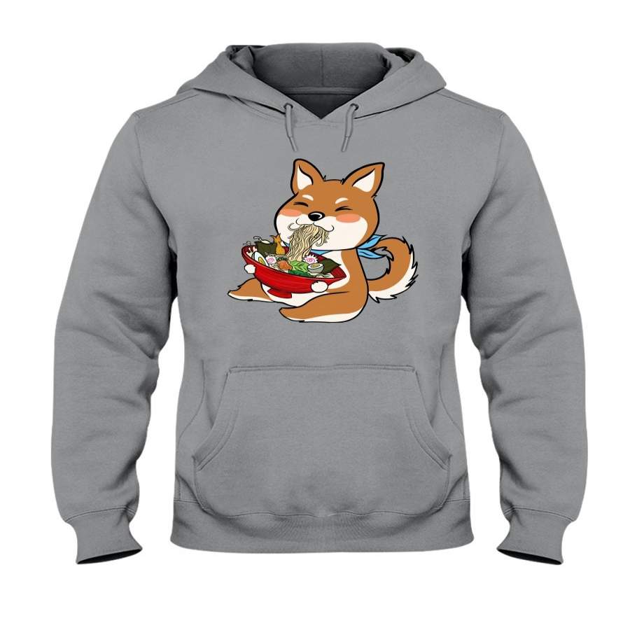 Shiba Inu Ramen Funny Design For Animal Lovers Hoodie