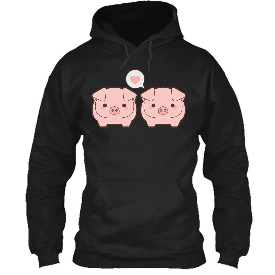 Pig Cool Hoodies – Two Little Pigs Sportswear Hoodie Perfect T-Shirt Gift For Friends