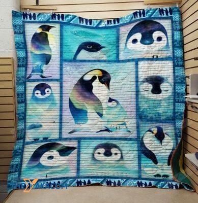 Penguin Mom And Daughter Activities In The Ocean Quilts Comforters