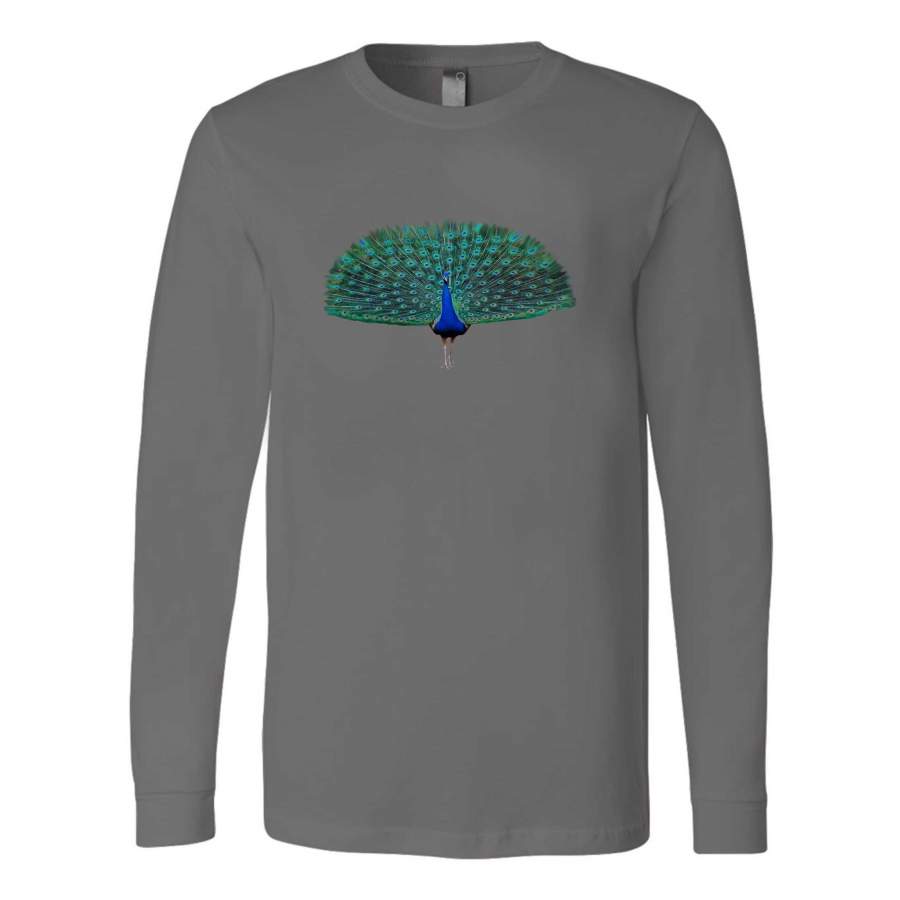Peacock Birds Animal Long Sleeve T-Shirt